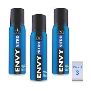 Envy Nitro (Pack Of 3) Deodorant Spray – For Men (360 Ml)