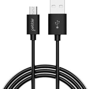 Pebble PBCM10 1 m Micro USB Cable (Compatible with Mobile, One Cable)