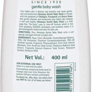 HIMALAYA Gentle Baby Wash | Best Baby Wash For Newborns (400 ml)