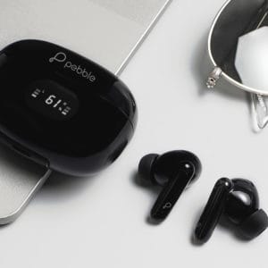 Pebble Twins Pro True Wireless Earpods (With Active ENC)