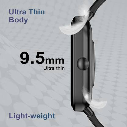 Fire-Boltt Ninja Pro Max Smartwatch (Black Strap, Free Size)