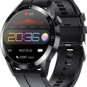 Fire-Boltt Talk Pro Bluetooth Calling Smartwatch Smartwatch (Black Strap, Free Size)